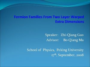 Fermion Families From Two Layer Warped Extra Dimensions