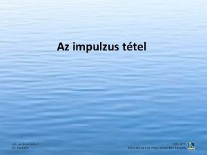 Impulzus tétel