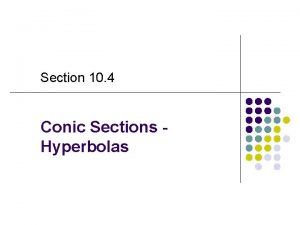 Equation for hyperbola