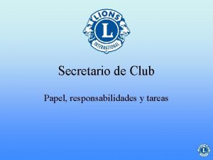 Secretario de Club Papel responsabilidades y tareas Qu