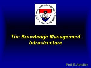 Knowledge management infrastructure