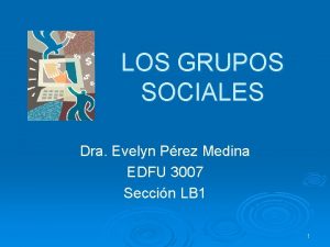 Que son grupos sociales