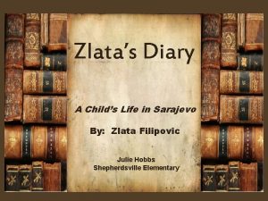 Zlatas Diary A Childs Life in Sarajevo By