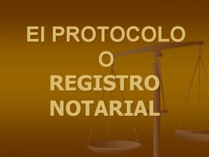 Registro notarial