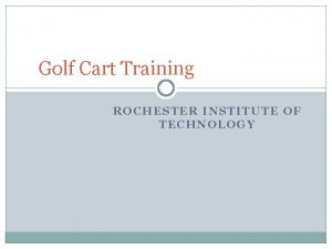 Rochester golf carts