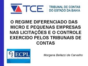 O REGIME DIFERENCIADO DAS MICRO E PEQUENAS EMPRESAS