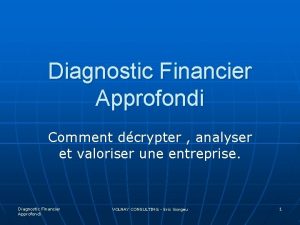 Diagnostic financier approfondi