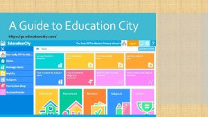 Education city games play live