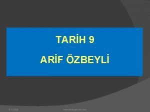 TARH 9 ARF ZBEYL 5 11 2020 www