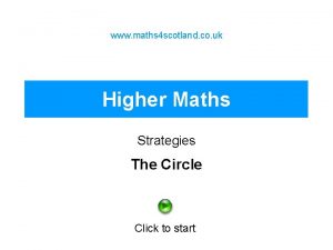 Higher maths circles Higher maths circles