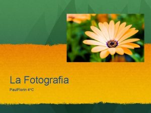 Planos fotograficos en ingles