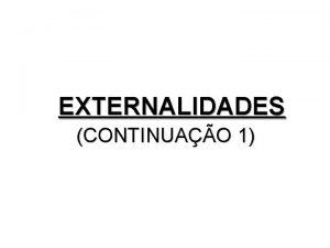 Coase externalidades