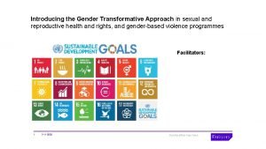 What is gender transformative approach