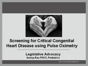 Screening for Critical Congenital Heart Disease using Pulse