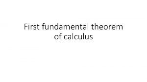 Calculus examples