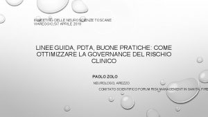 III MEETING DELLE NEUROSCIENZE TOSCANE VIAREGGIO 57 APRILE