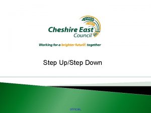 Step UpStep Down OFFICIAL Step Down From CF