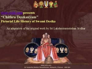 www svdd com presents Chithra Desikeeyam Pictorial Life