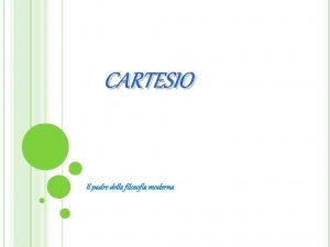 Cartesio e dio