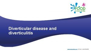 Diverticulitis treatment diet