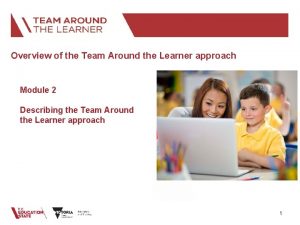 Team around the learner