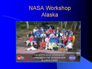 NASA Workshop Alaska Portage Glacier l Has retreated