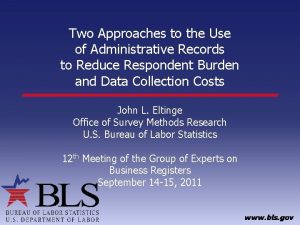 Administrative records