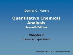 Daniel C Harris Quantitative Chemical Analysis Seventh Edition