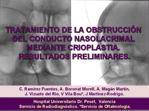 Crioplastia resultados