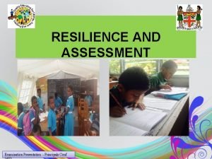 RESILIENCE AND ASSESSMENT Examination Presentation Principals Conf VISIONARY