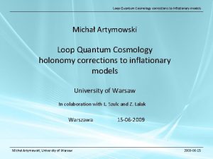 Loop Quantum Cosmology corrections to inflationary models Micha