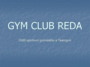 Gym club reda