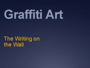 Where was graffiti originated