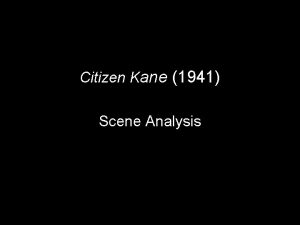 Citizen kane cinematography Citizen kane cinematography