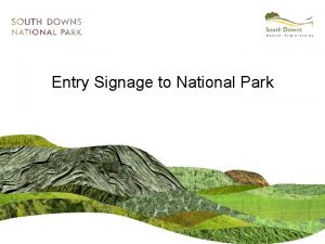 National park signage