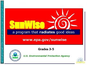 JA Sun Wise a program that radiates good