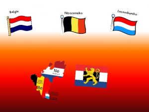 Belgie Nizozemsko Lucemb ursko Oznaen digitlnho uebnho materilu