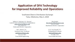 Southwest electric distribution exchange