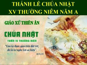 THNH L CHA NHT XV THNG NIM NM