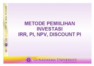 Metode pi