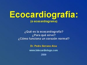 Para que es el ecocardiograma