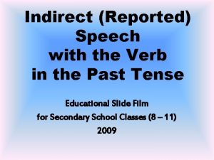 Shall reported speech Shall reported speech