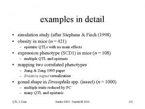 examples in detail simulation study after Stephens Fisch