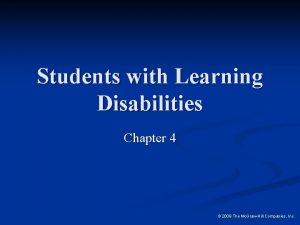 Njcld definition of learning disability