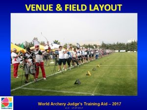 Archery field layout