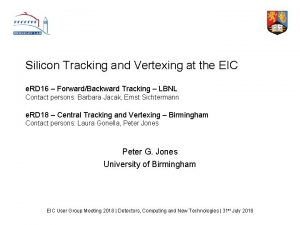 Silicon Tracking and Vertexing at the EIC e