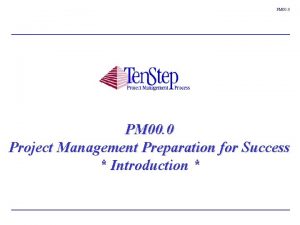 Ten step project management