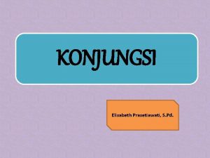 Jenis konjungsi