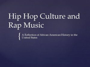 Origin of rap music