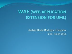 Wae web